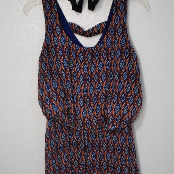 Patterned Mini Dress - Picture 2 of 5